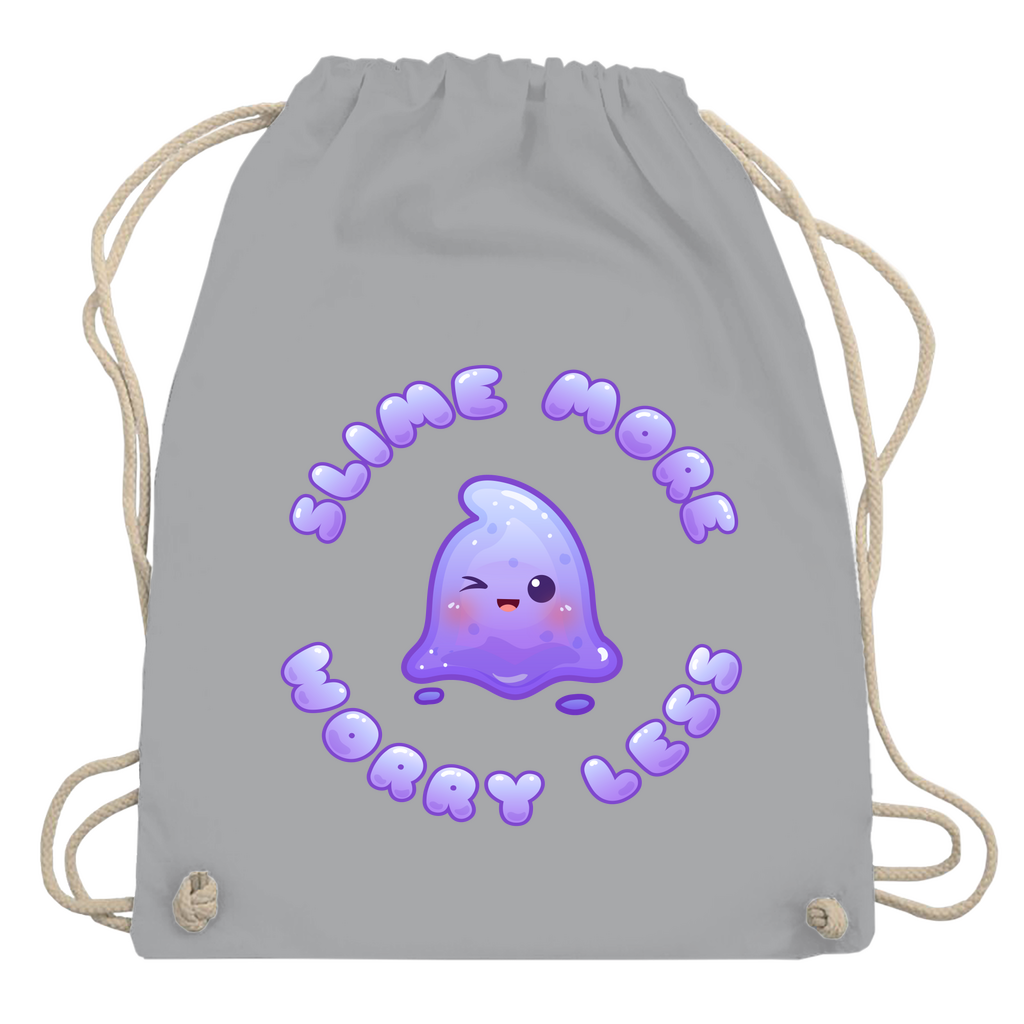 Turnbeutel "Slime More, Worry Less"