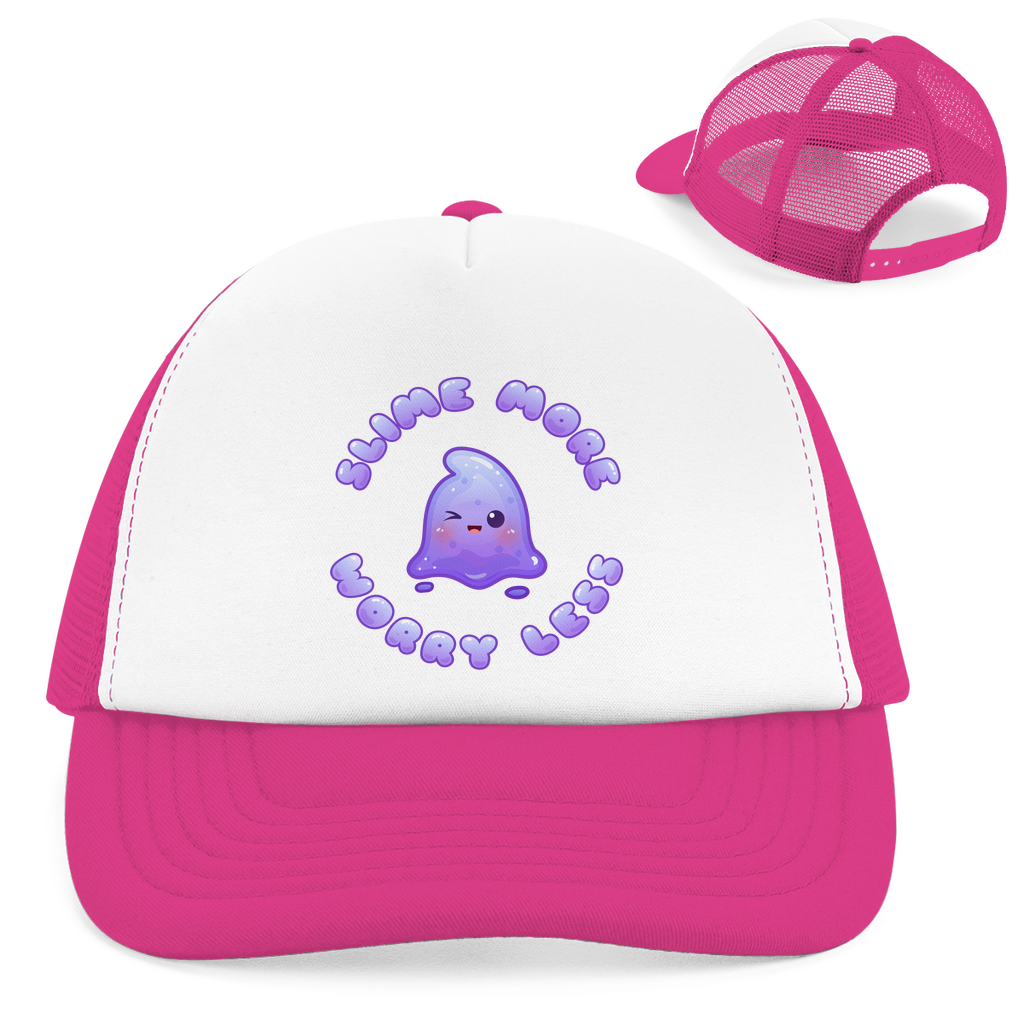 Retro Trucker Cap "Slime More, Worry Less"
