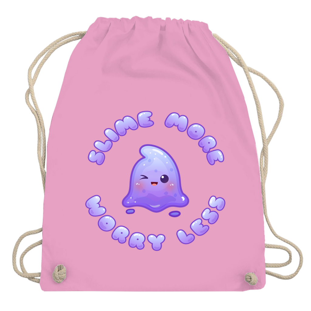 Turnbeutel "Slime More, Worry Less"