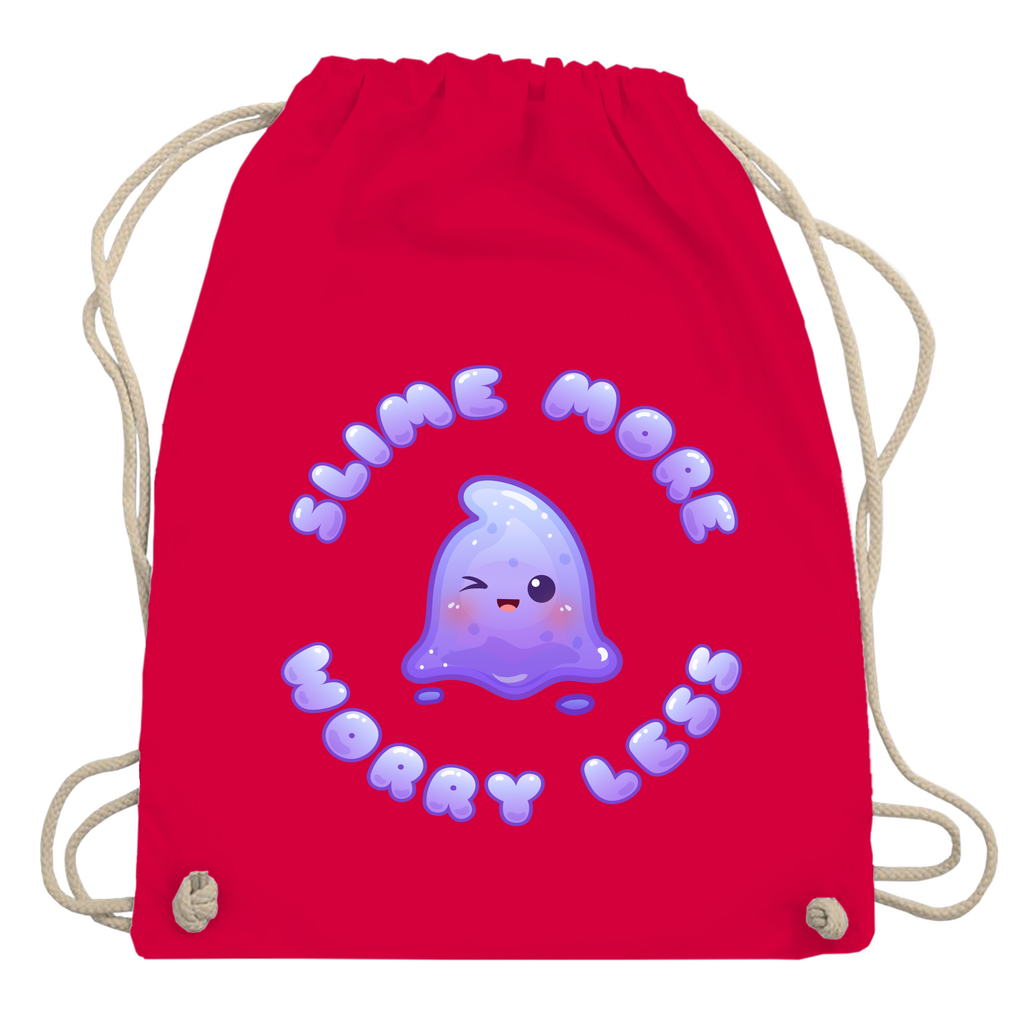 Turnbeutel "Slime More, Worry Less"