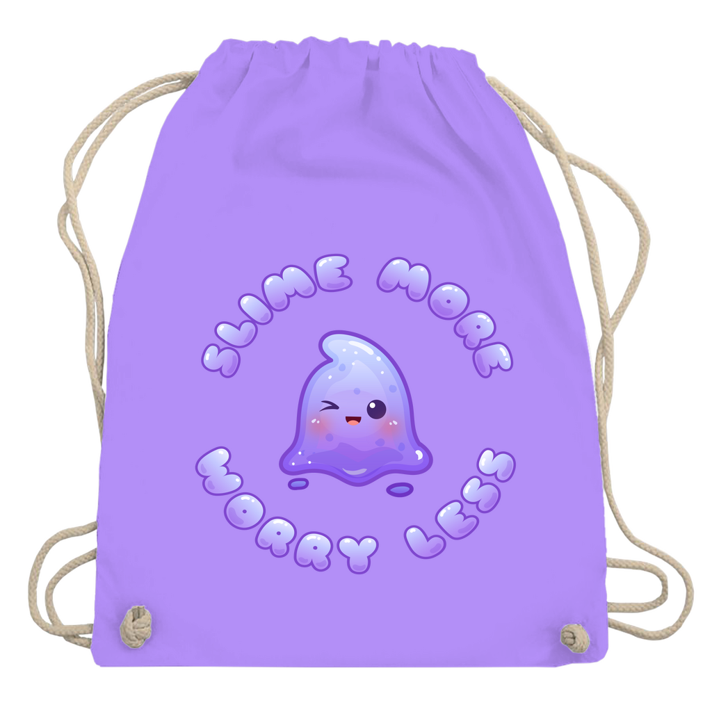 Turnbeutel "Slime More, Worry Less"