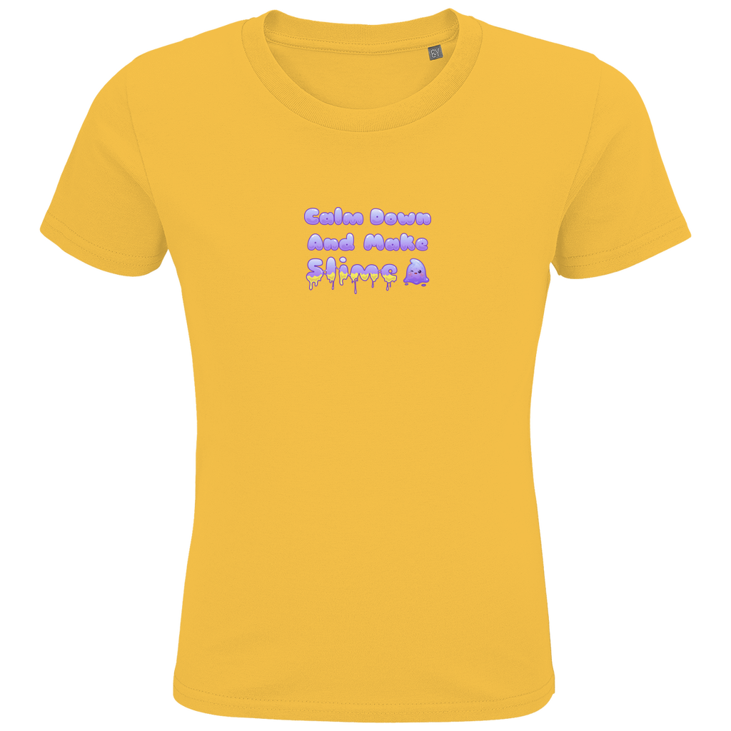 Kids Premium Bio T-Shirt "Calm Down And Make Slime"