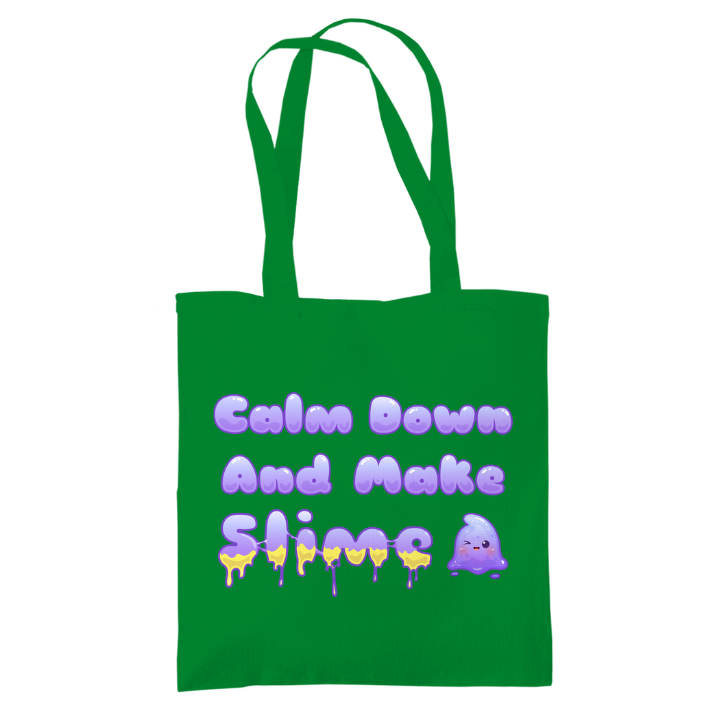 Tragetasche "Calm Down And Make Slime"