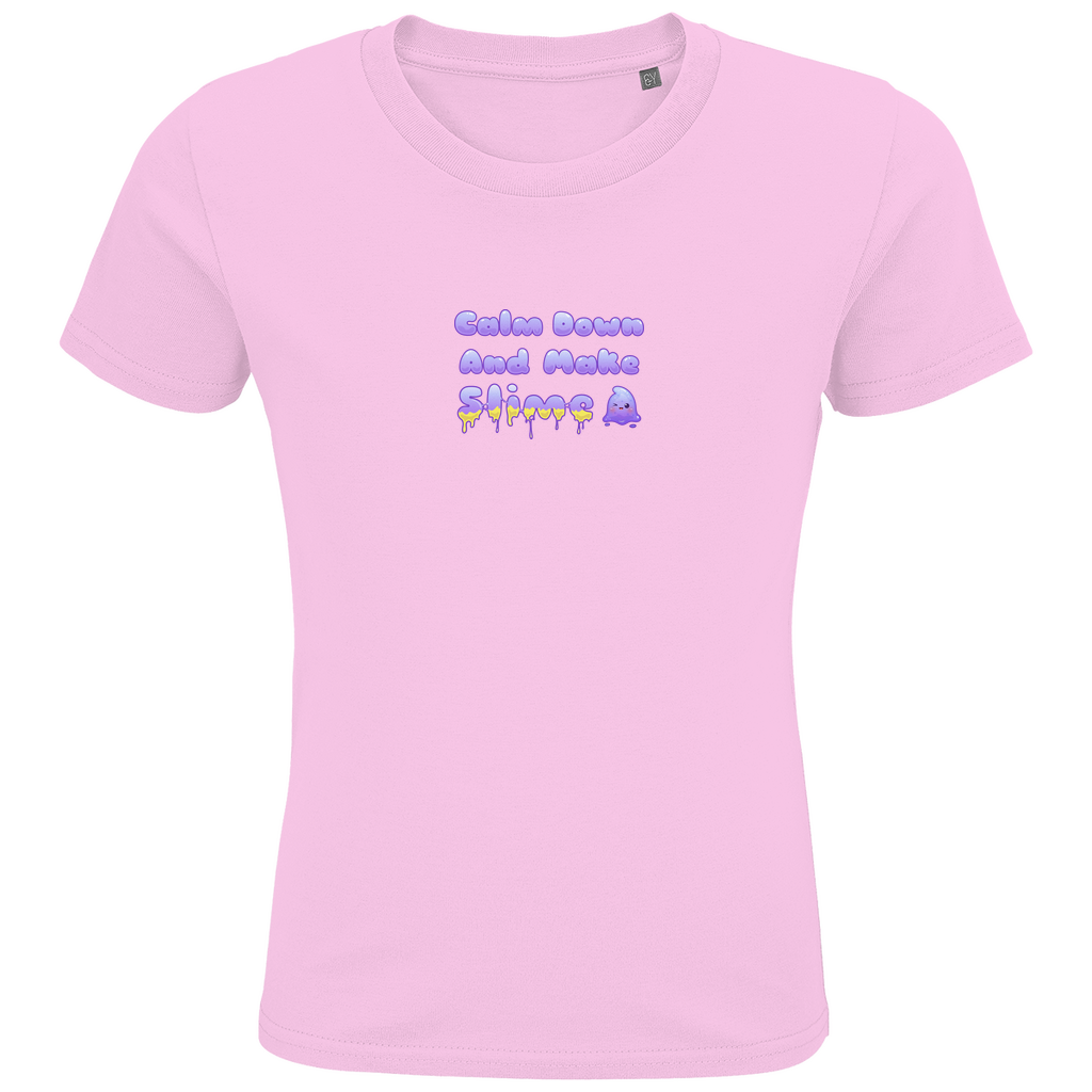 Kids Premium Bio T-Shirt "Calm Down And Make Slime"