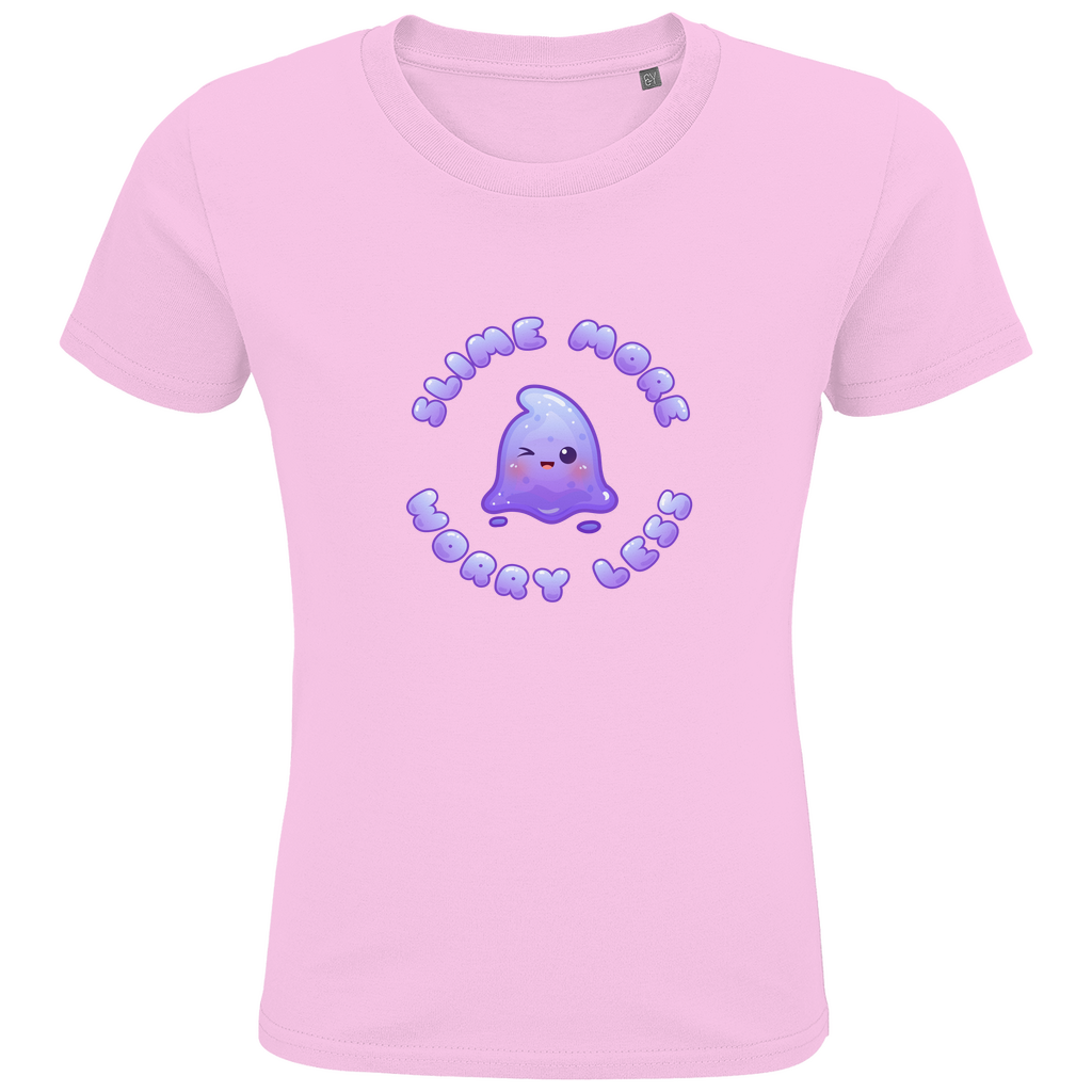 Kids Premium Bio T-Shirt "Slime More, Worry Less"