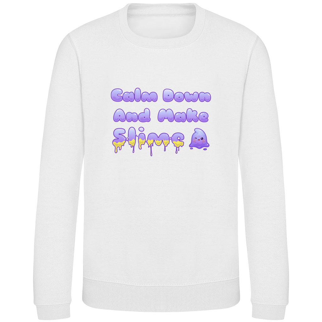 Kinder Sweatshirt Calm Down And Make Slime