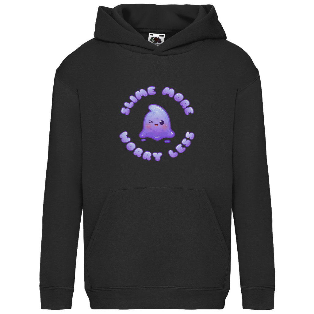 Kids Hoodie "Slime More, Worry Less"