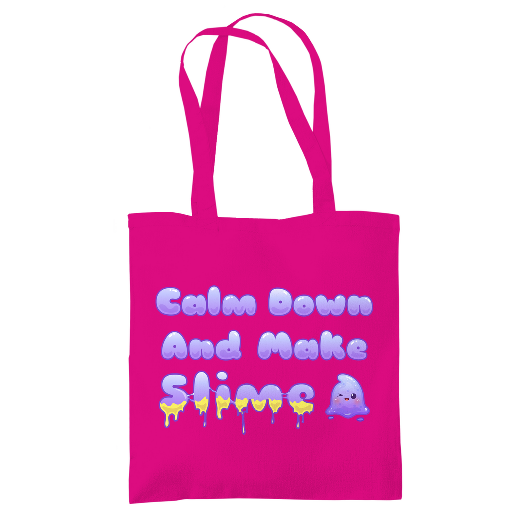 Tragetasche "Calm Down And Make Slime"