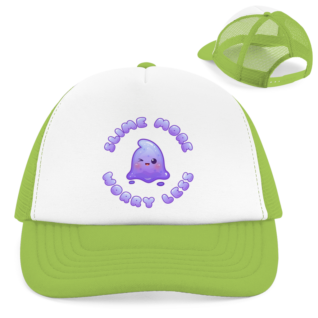 Retro Trucker Cap "Slime More, Worry Less"