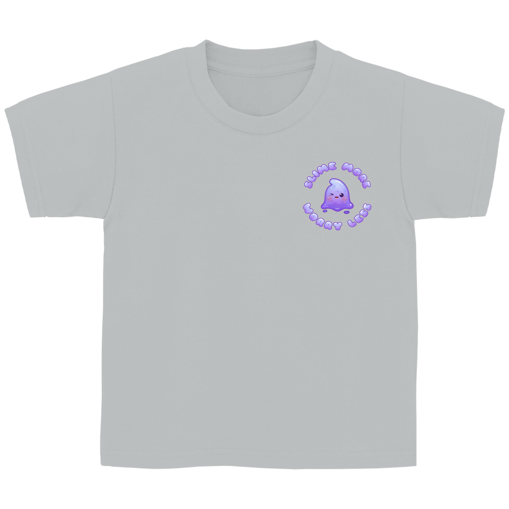 Kinder Basic T-Shirt "Slime More, Worry Less"