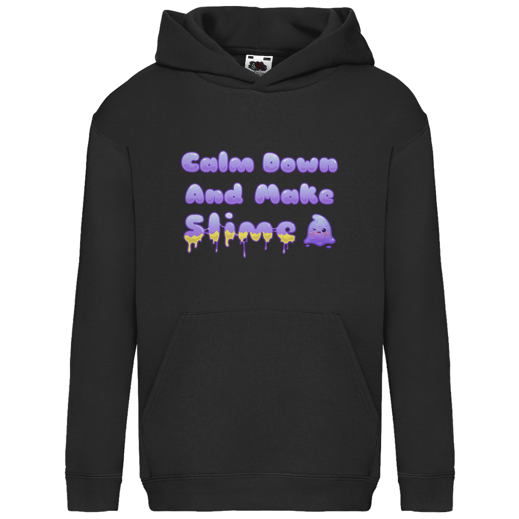 Kids Hoodie "Calm Down And Make Slime"