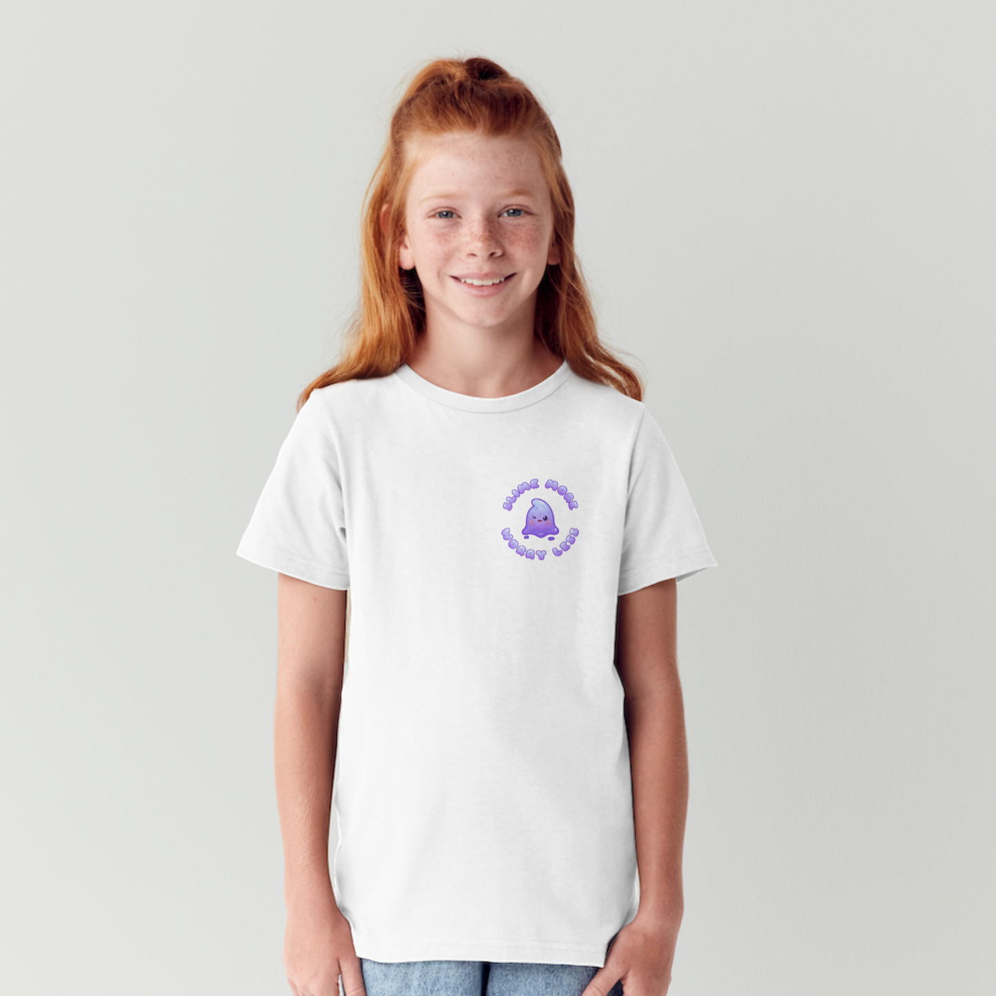 Kinder Basic T-Shirt "Slime More, Worry Less"