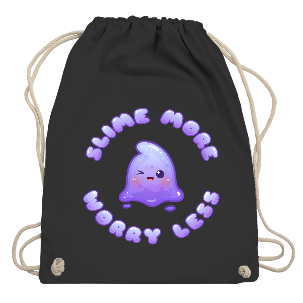 Turnbeutel "Slime More, Worry Less"