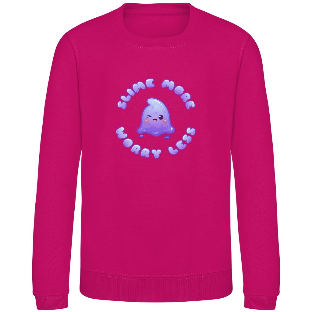 Kinder Sweatshirt "Slime More, Worry Less"