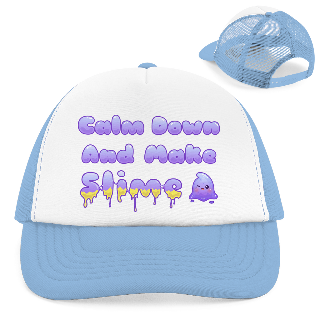 Retro Trucker Cap "Calm Down And Make Slime"