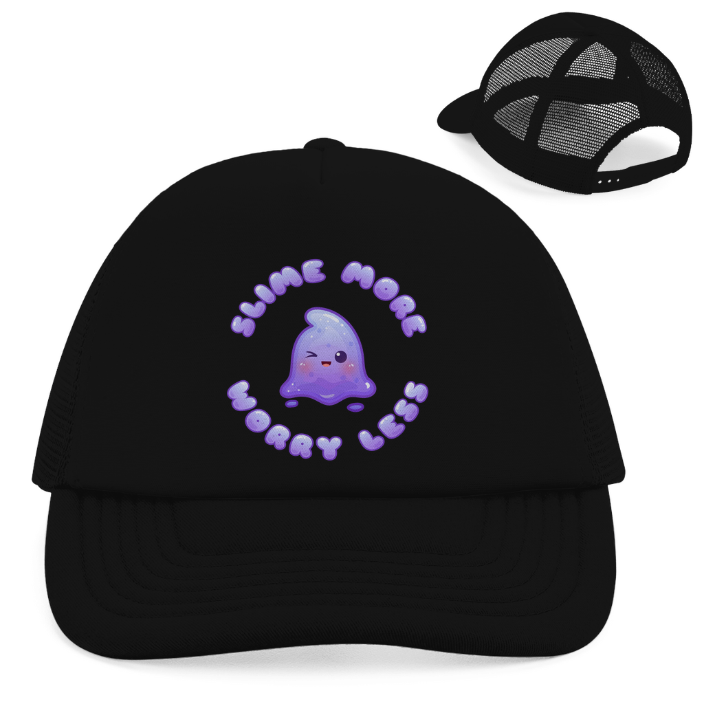 Retro Trucker Cap "Slime More, Worry Less"