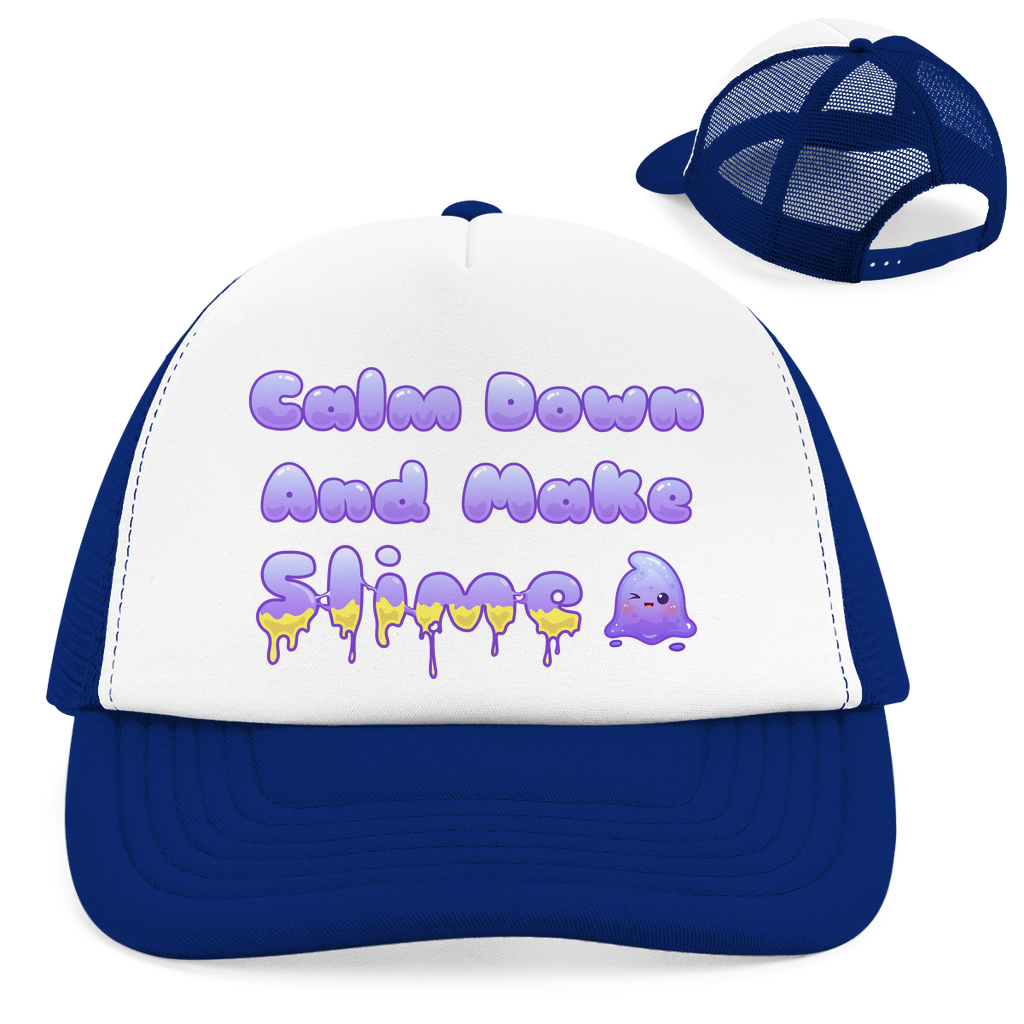 Retro Trucker Cap "Calm Down And Make Slime"