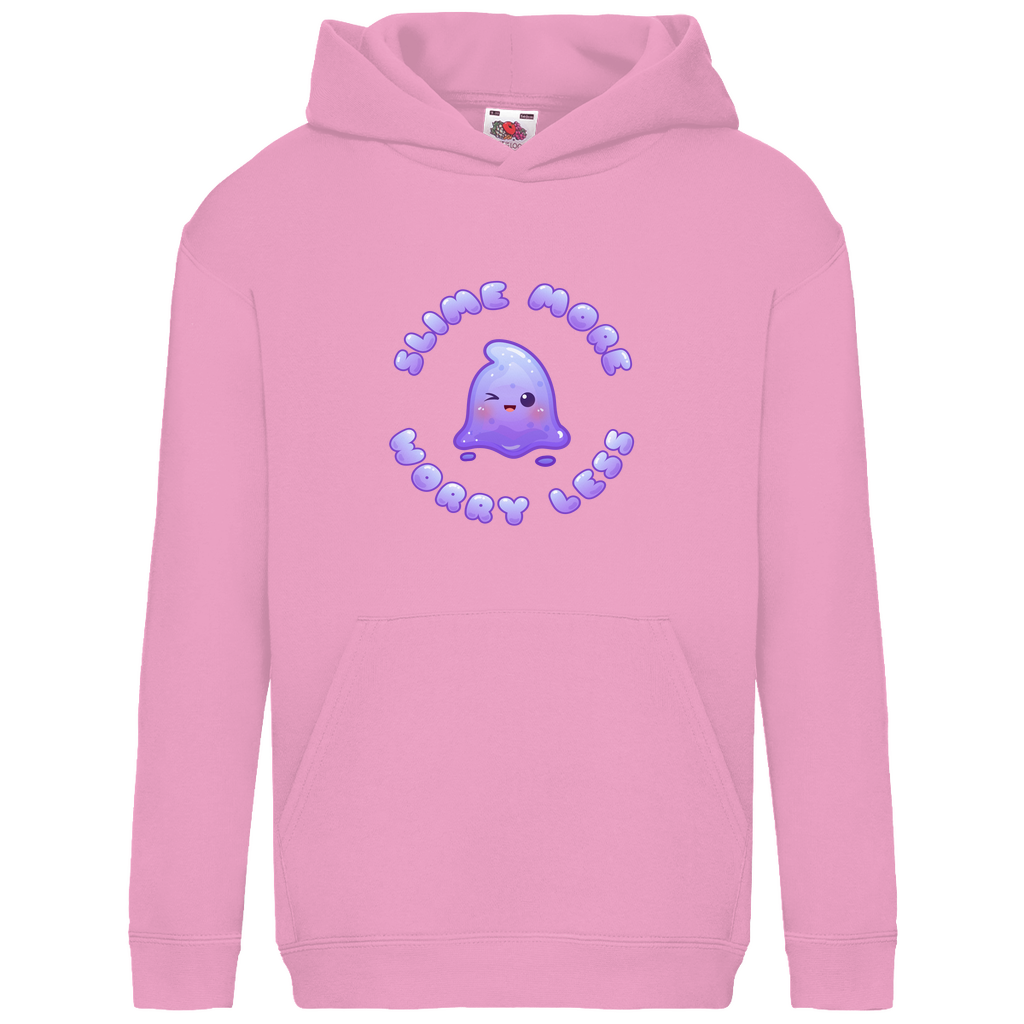 Kids Hoodie "Slime More, Worry Less"