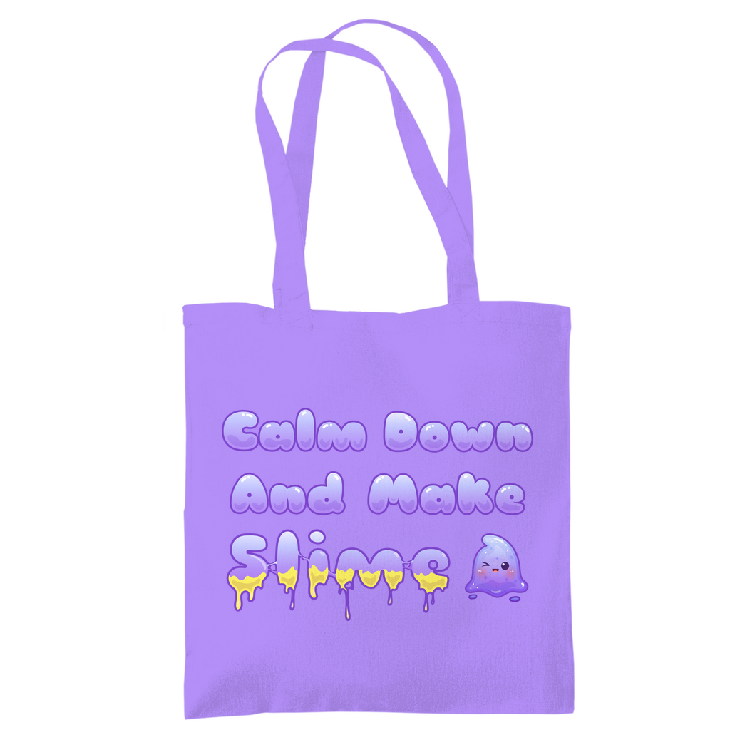 Tragetasche "Calm Down And Make Slime"