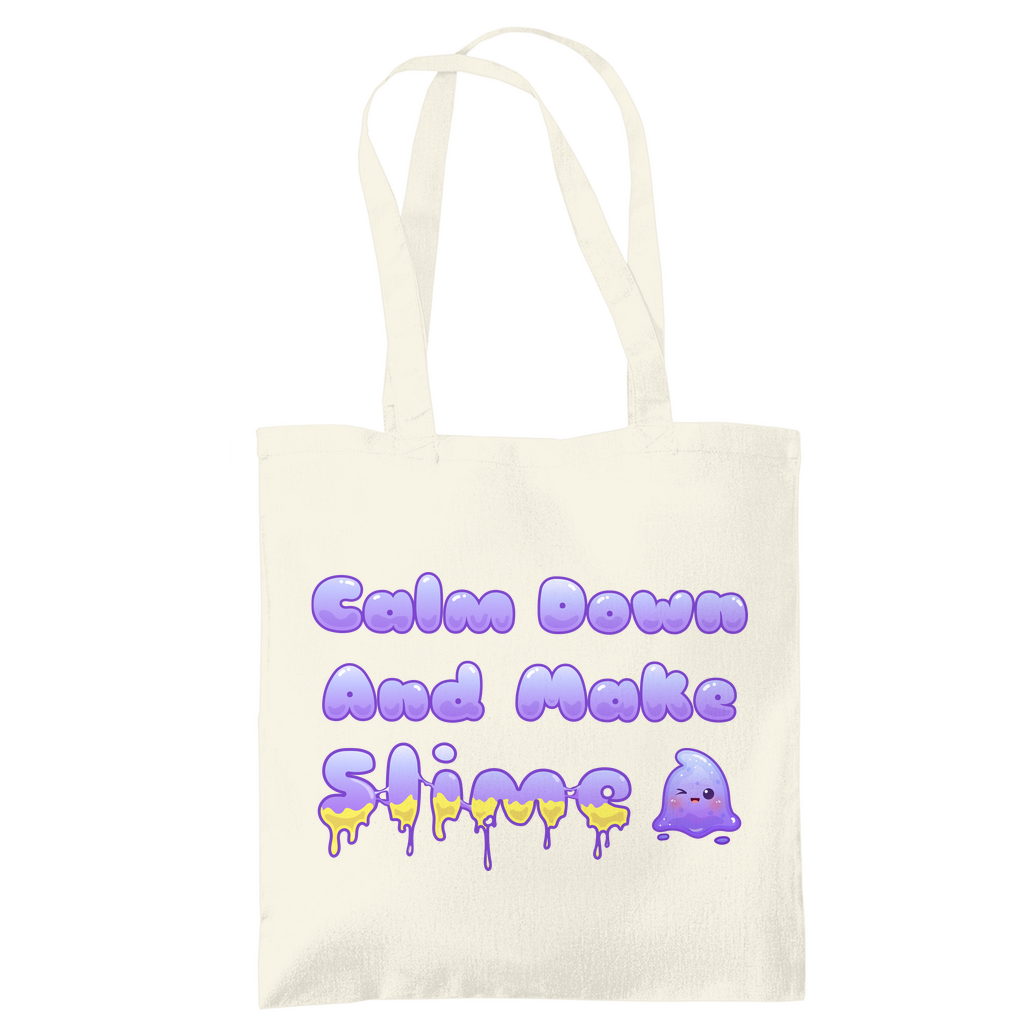 Tragetasche "Calm Down And Make Slime"