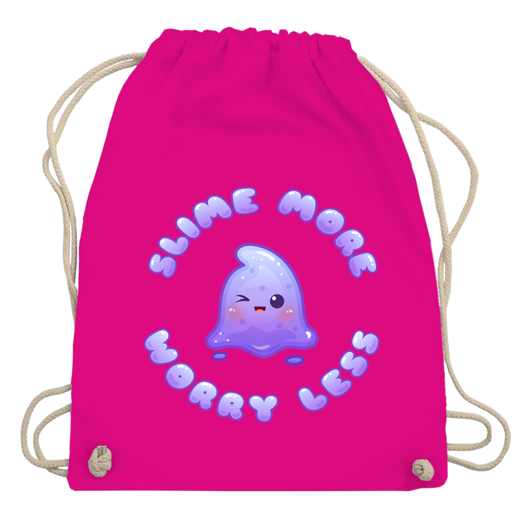 Turnbeutel "Slime More, Worry Less"