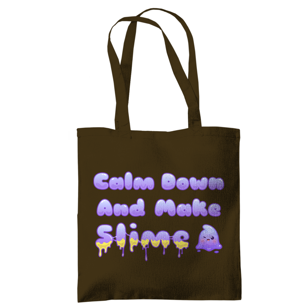 Tragetasche "Calm Down And Make Slime"