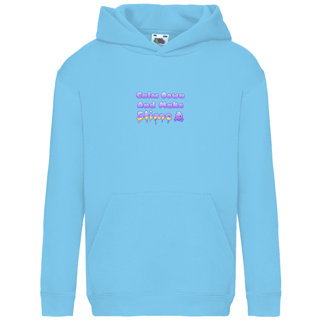 Kids Hoodie "Calm Down And Make Slime" | Spruch klein