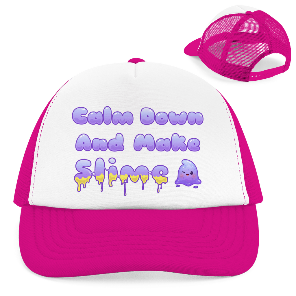Retro Trucker Cap "Calm Down And Make Slime"