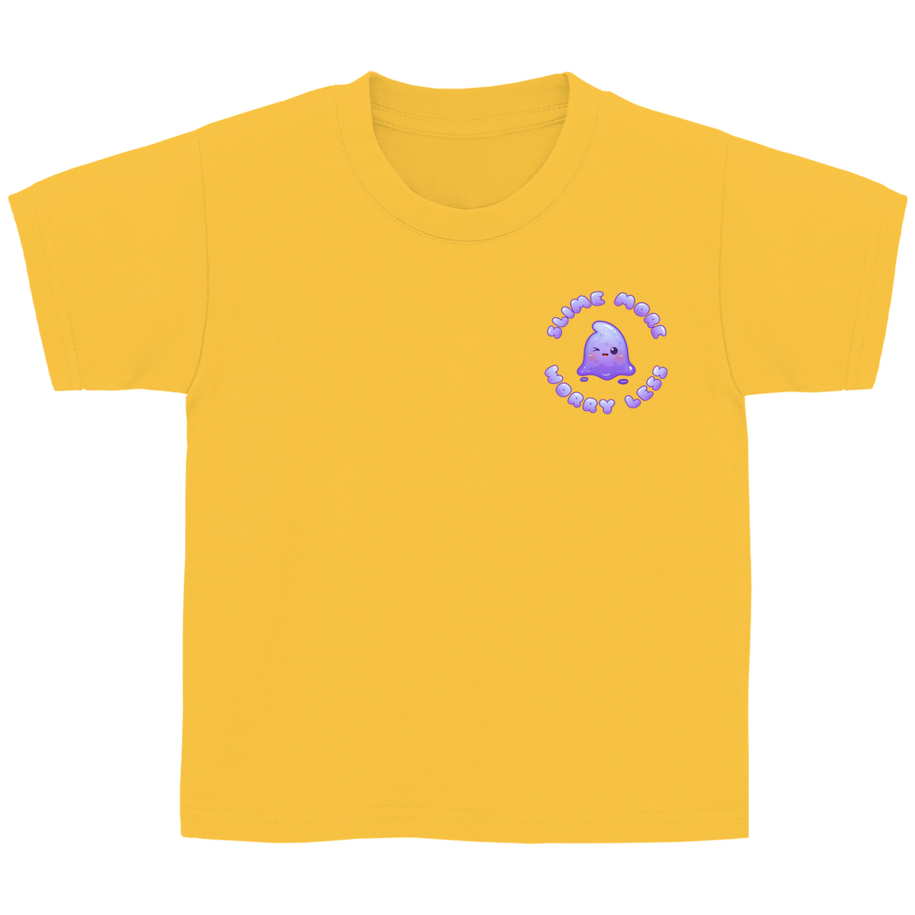 Kinder Basic T-Shirt "Slime More, Worry Less"