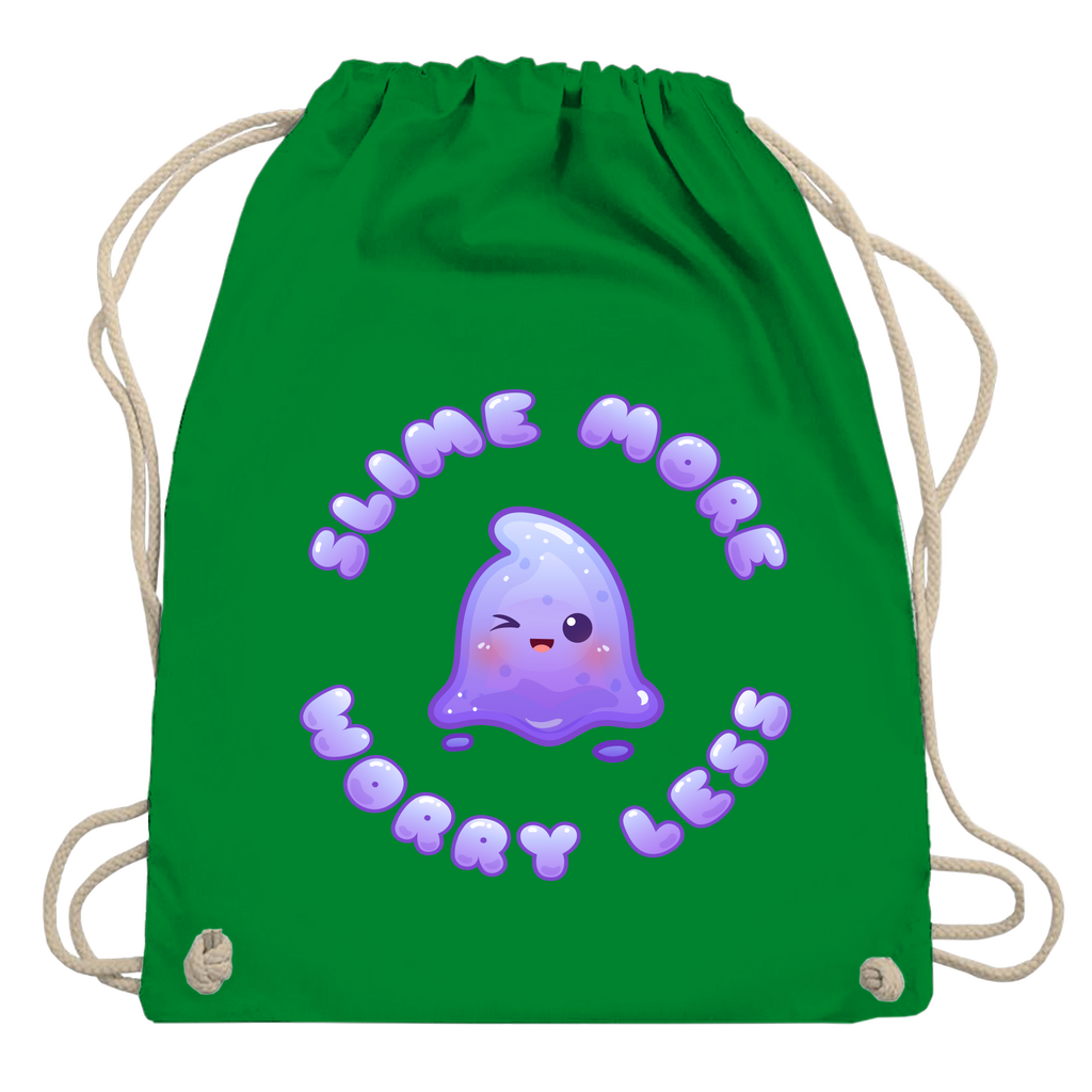 Turnbeutel "Slime More, Worry Less"