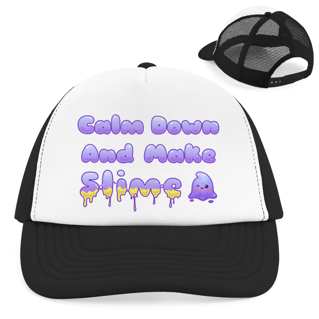 Retro Trucker Cap "Calm Down And Make Slime"