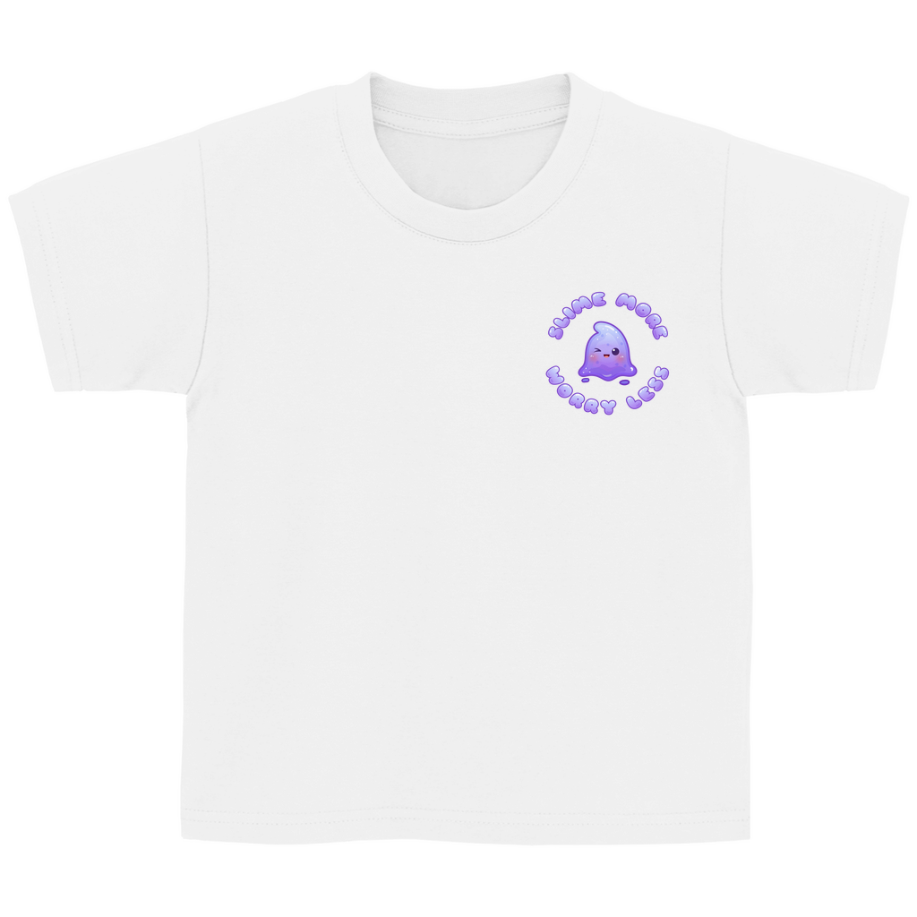 Kinder Basic T-Shirt "Slime More, Worry Less"