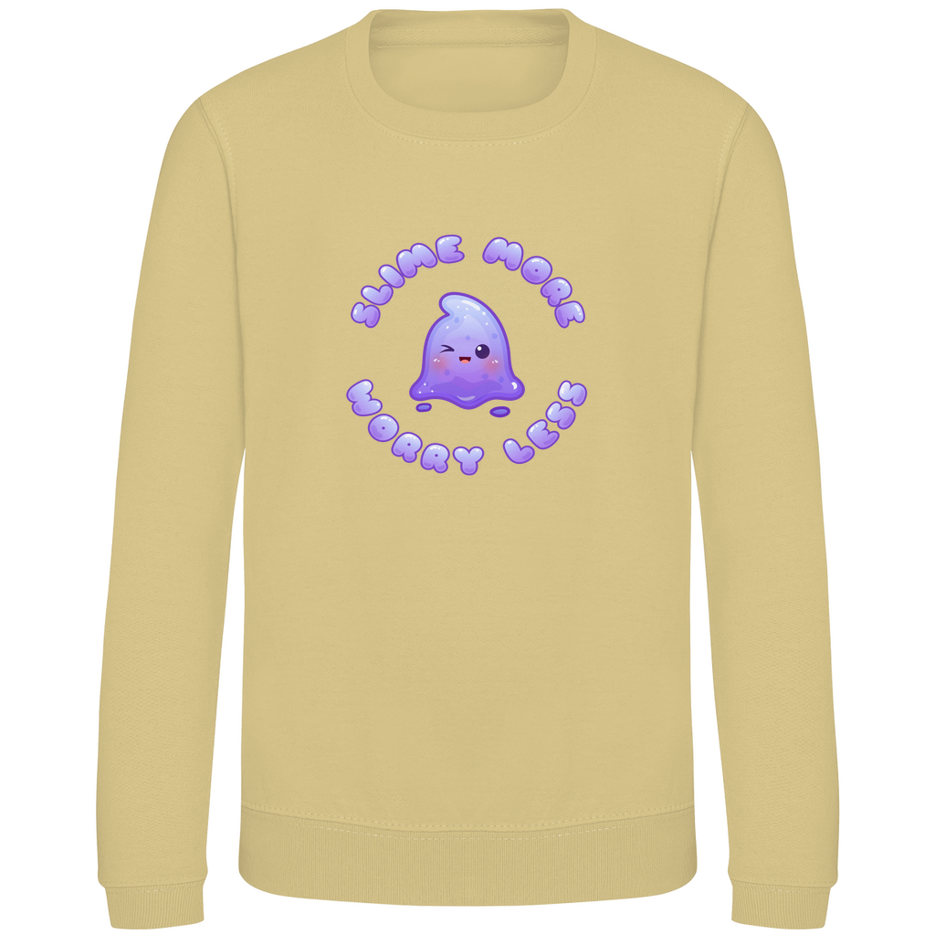 Kinder Sweatshirt "Slime More, Worry Less"