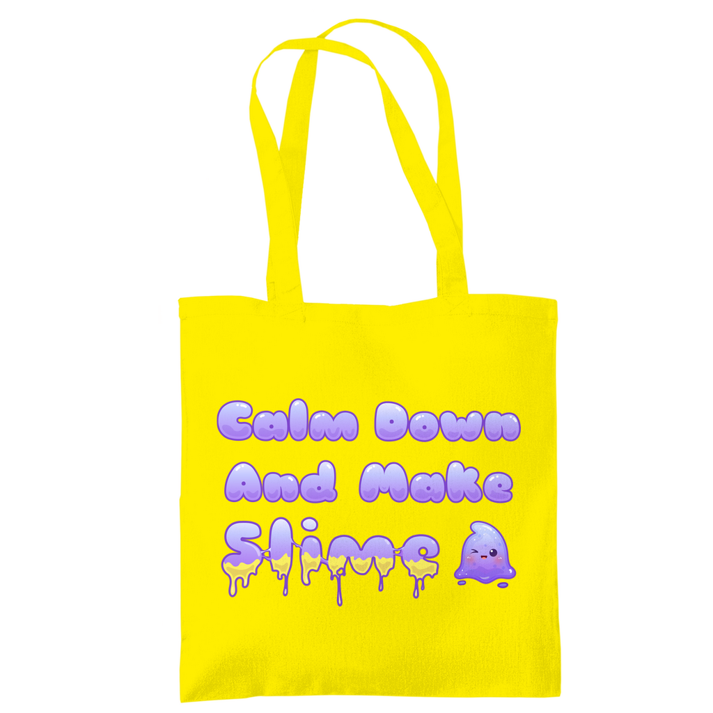 Tragetasche "Calm Down And Make Slime"