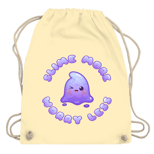 Turnbeutel "Slime More, Worry Less"