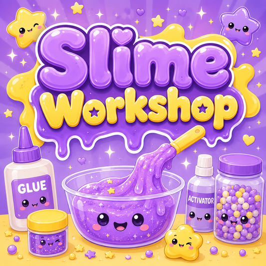 SLIME WORKSHOP: SEI KREATIV | Sonntag 21.06.26 von 11:00 - 12:30 Uhr