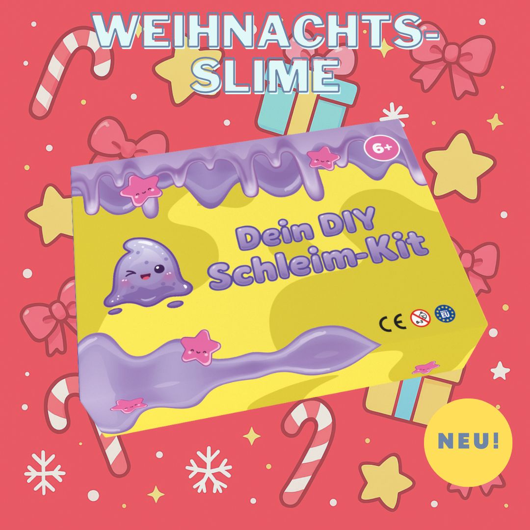 DIY Weihnachts-Slimebox 🎄❄️☃️ – Limitierte Weihnachts-Edition | Slime selber machen | Perfekt als Nikolaus- & Weihnachtsgeschenk