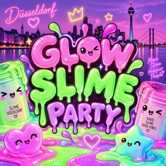 SLIME WORKSHOP: GLOW SLIME Samstag  03.10.26 von 11:00 - 12:30 Uhr 🤩