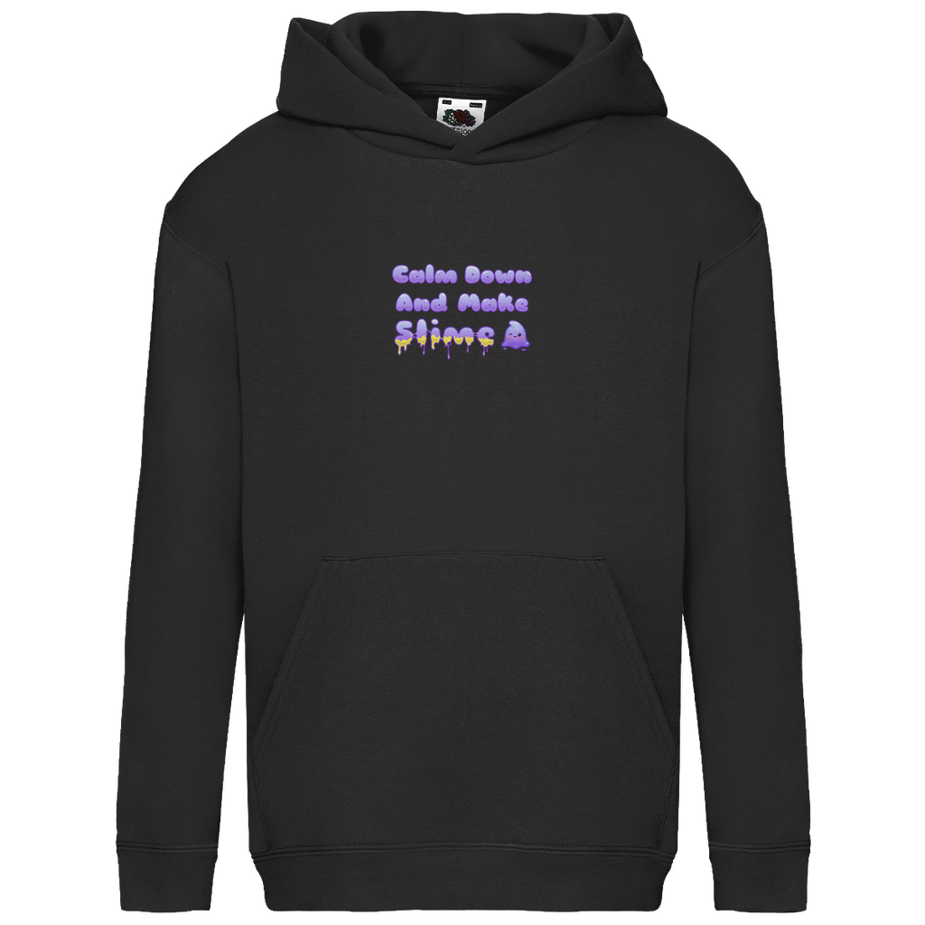 Kids Hoodie "Calm Down And Make Slime" | Spruch klein
