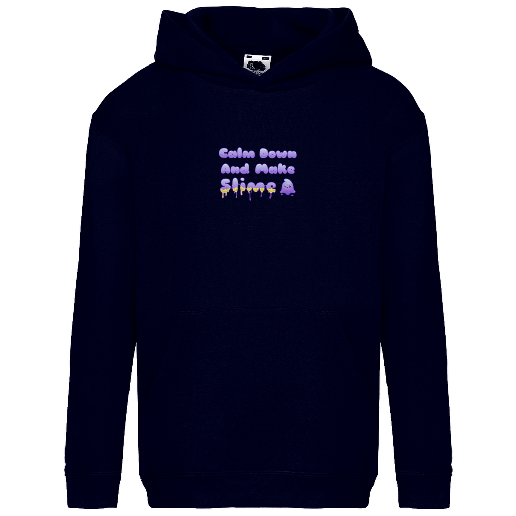 Kids Hoodie "Calm Down And Make Slime" | Spruch klein